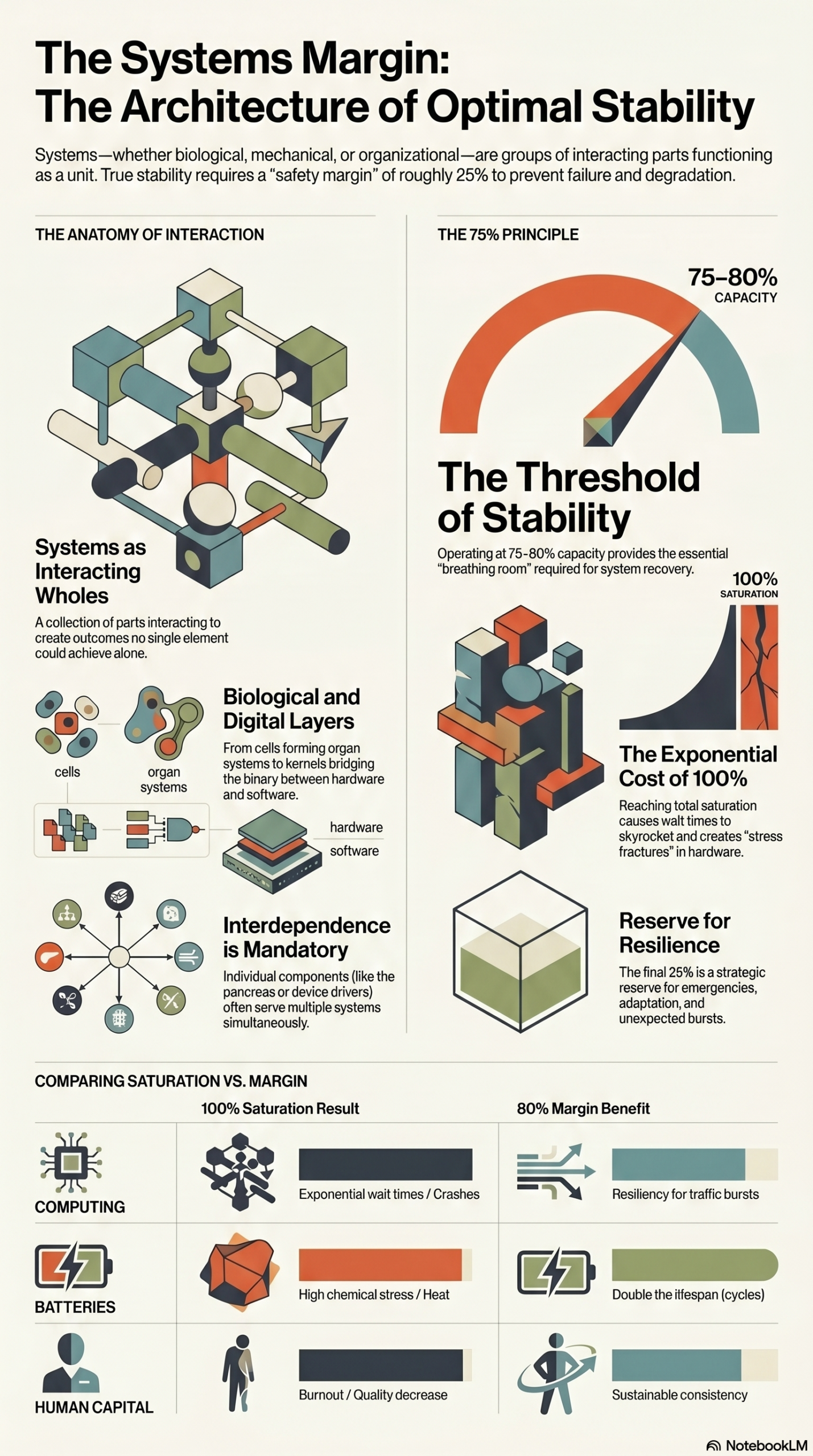 Why 100% Efficiency Is a Dangerous Illusion