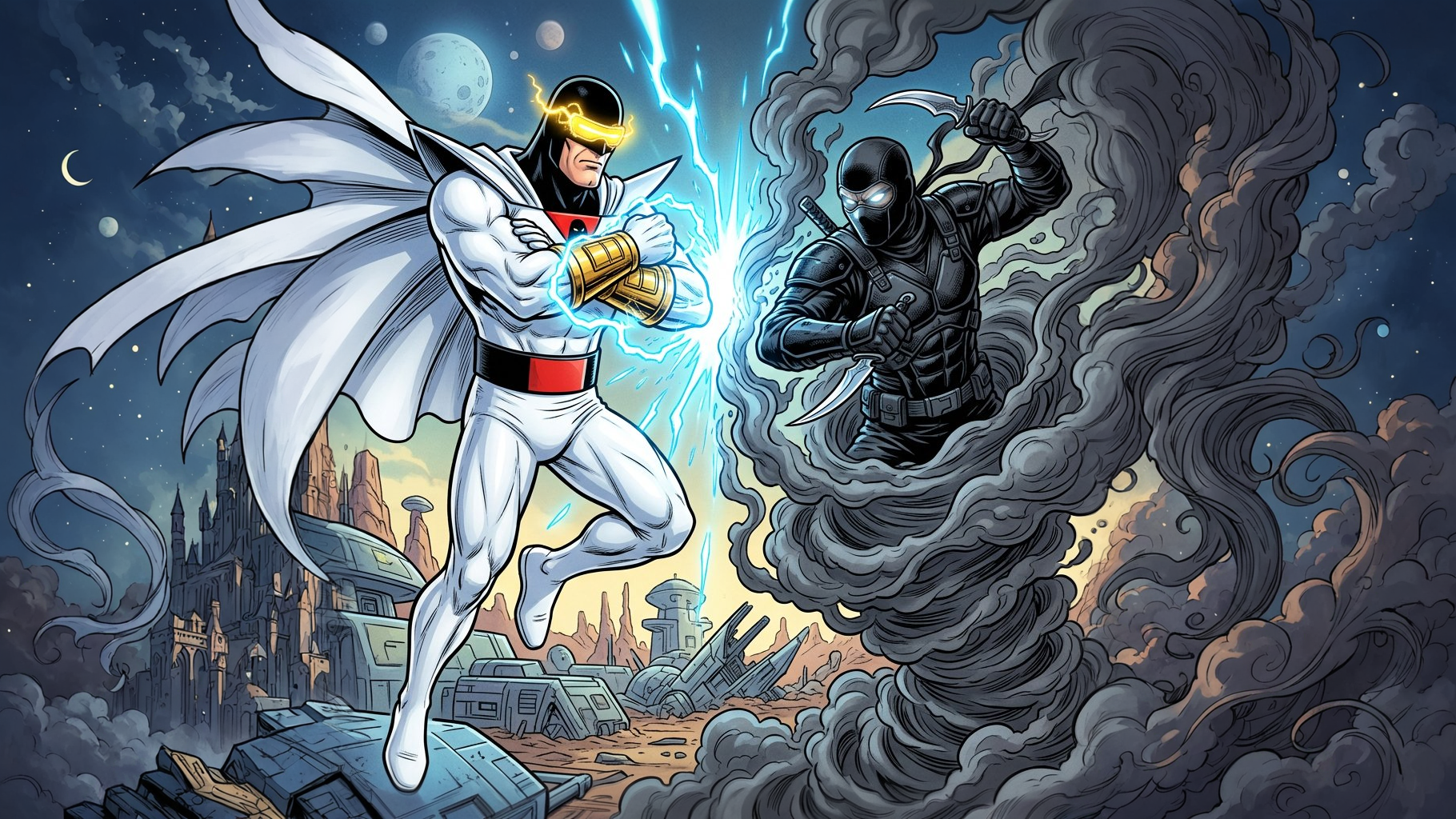 Space Ghost vs Smoke