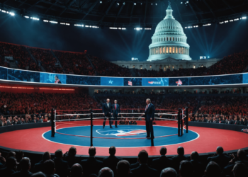 political kayfabe