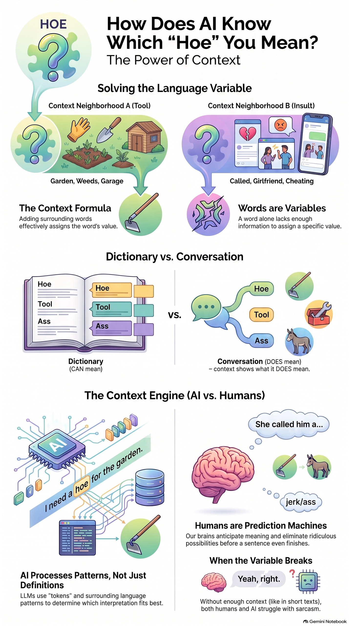 how AI understands context