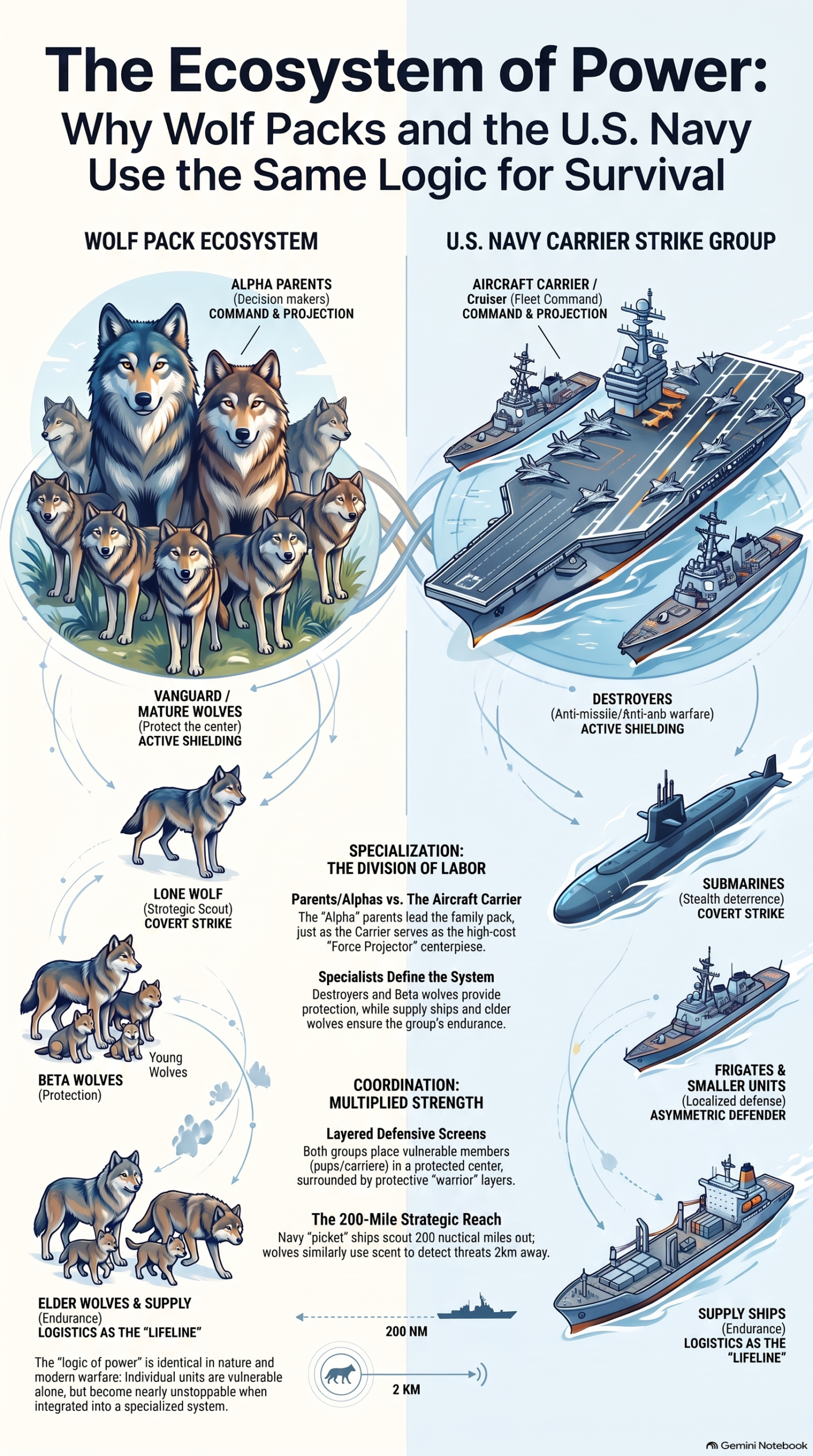 wolf packs and the U.S. Navy